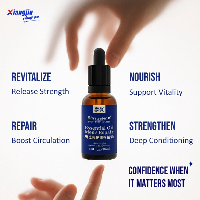 Xiangjiu Men’s Vitality Repair Oil 30ml – Natural Herbal Formula for Deep Care, Energy Support & Enhanced Male Performance