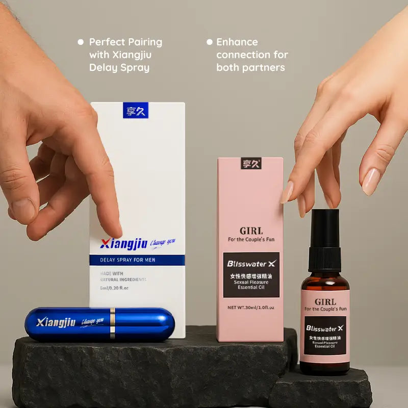 Xiangjiu Female Pleasure Enhancing Oil – Herbal Intimate Massage Liquid for Women and Couples, Designed to Refresh Passion and Improve Intimacy.