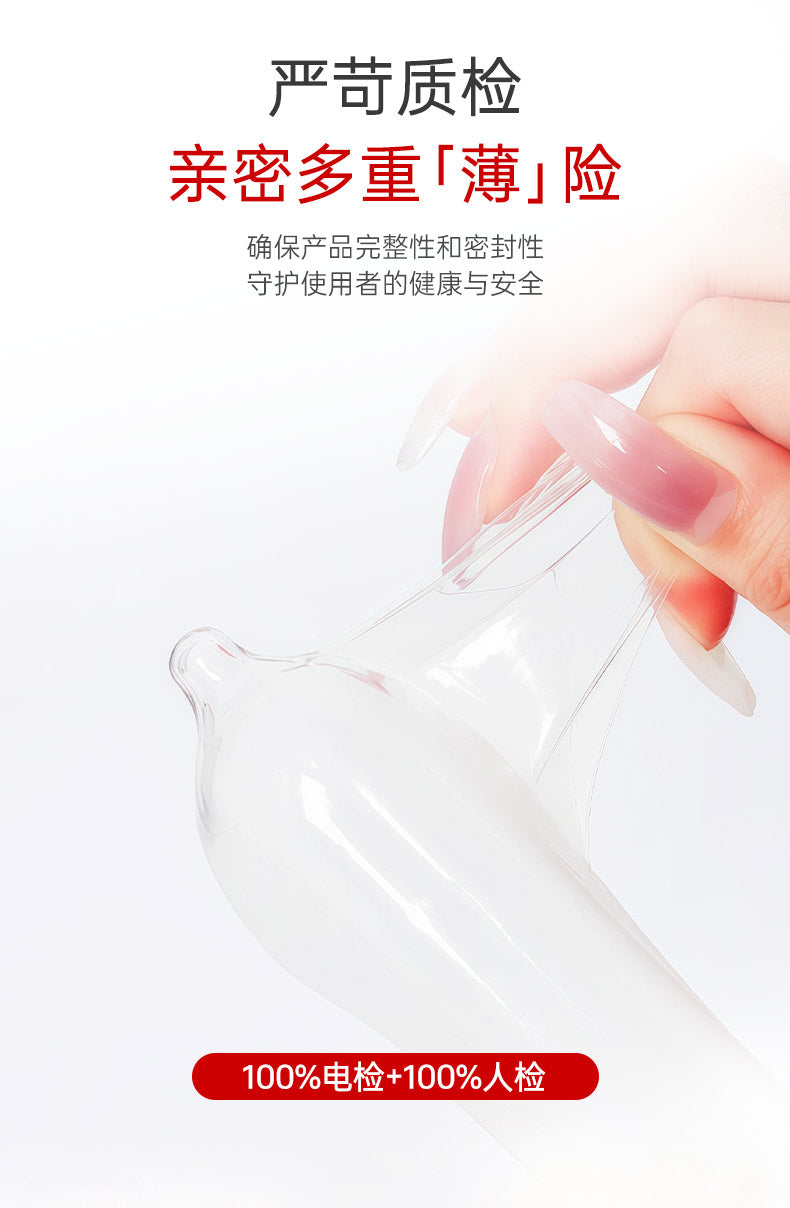 Xiangjiu Ultra Thin 001 Condoms – Natural Latex, Super Hydrating – 12 Count