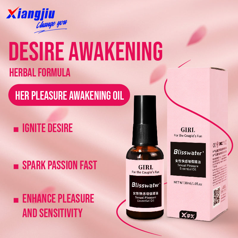Xiangjiu Female Pleasure Enhancing Oil – Herbal Intimate Massage Liquid for Women and Couples, Designed to Refresh Passion and Improve Intimacy.