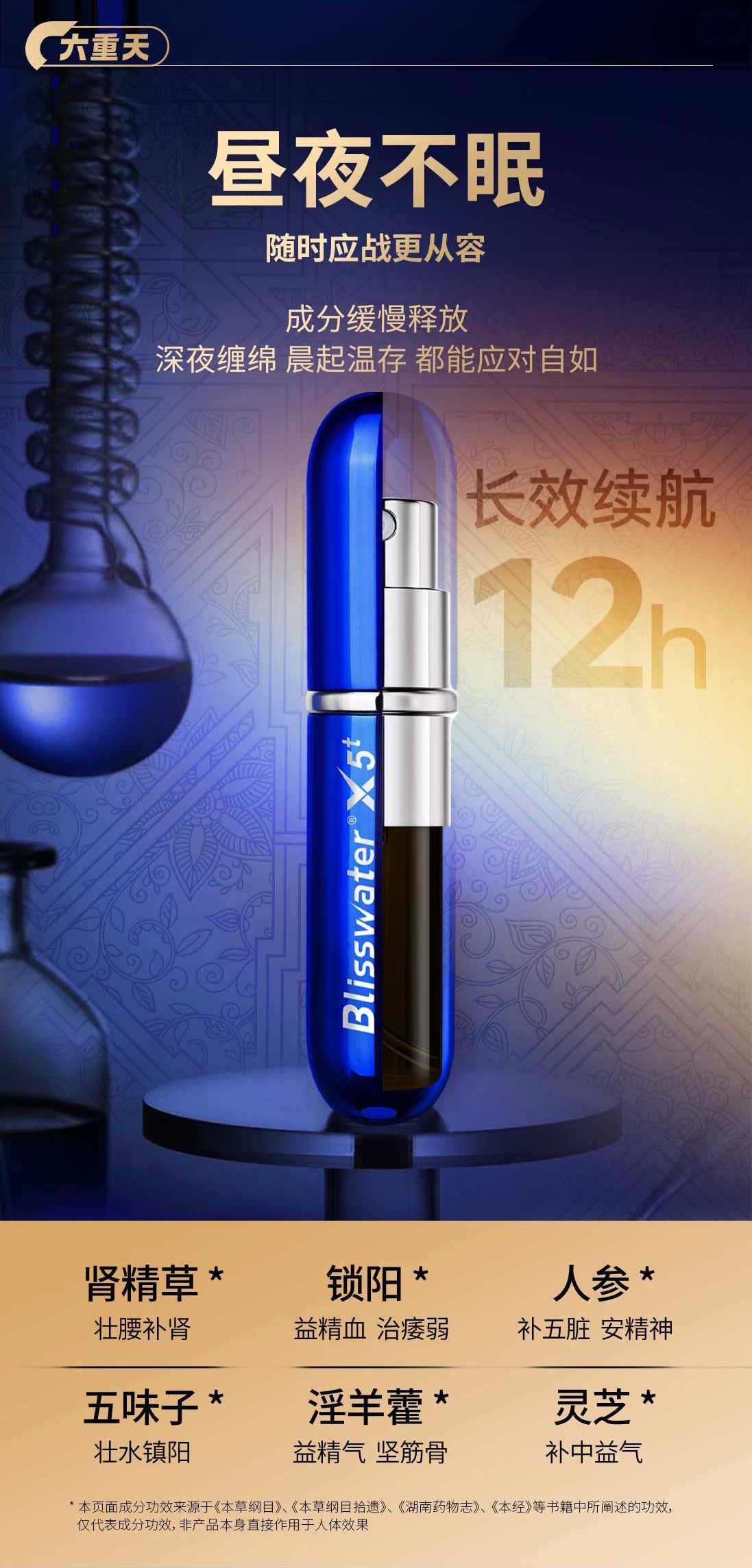 Xiangjiu Delay Spray for Men – 5-Minute Fast-Acting Herbal Formula, No Numbness or Burning, Gentle & Mild Sensation, 6ml (Xiangjiu 5th Gen Extraordinary Series)